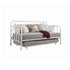 Marina Twin Metal Daybed with Trundle White 300766