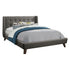 Carrington Button Tufted California King Bed Grey 301061KW