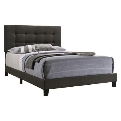 Mapes Upholstered Tufted Full Bed Charcoal 305746F