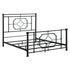 Paskay Eastern King Metal Panel Bed Matte Black 305766KE