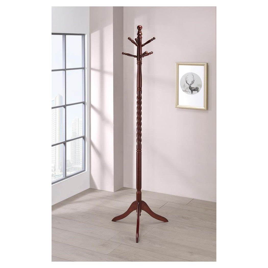 Riona 2-tier Coat Rack Merlot 3058