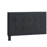 Fairfield Eastern King Upholstered Panel Bed Dark Grey 305953KE
