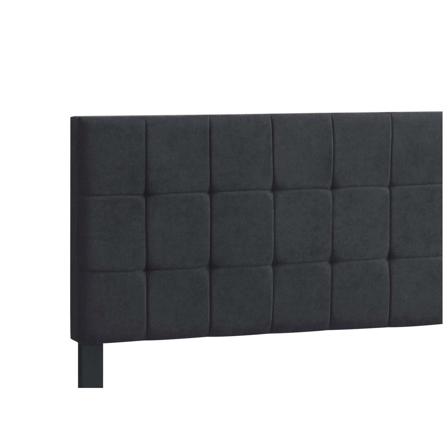 Fairfield Queen Upholstered Panel Bed Dark Grey 305953Q