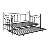 Nocus Spindle Metal Twin Daybed with Trundle 306057