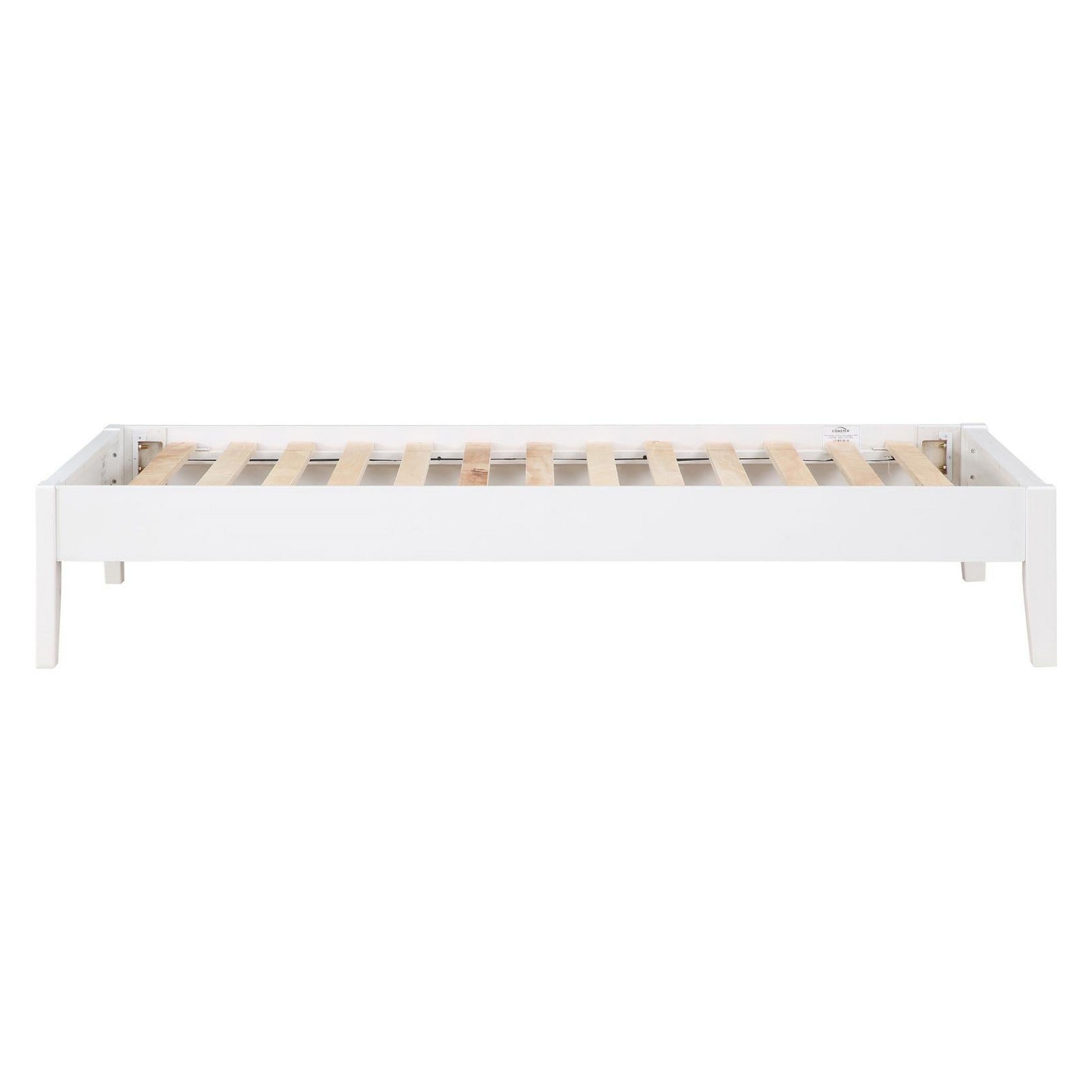 Hounslow Platform Twin Bed White 306128T