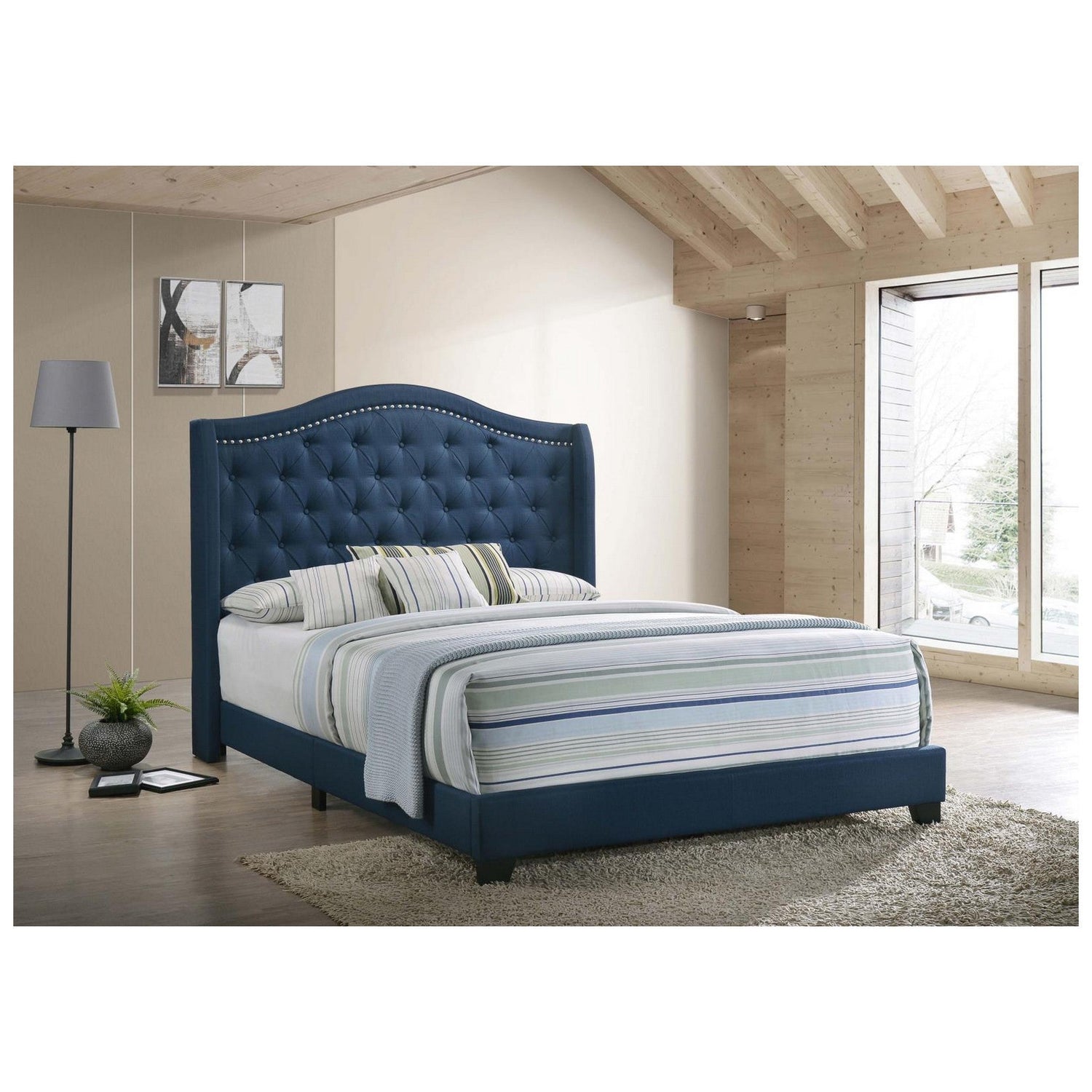 Sonoma Camel Back Queen Bed Blue 310071Q