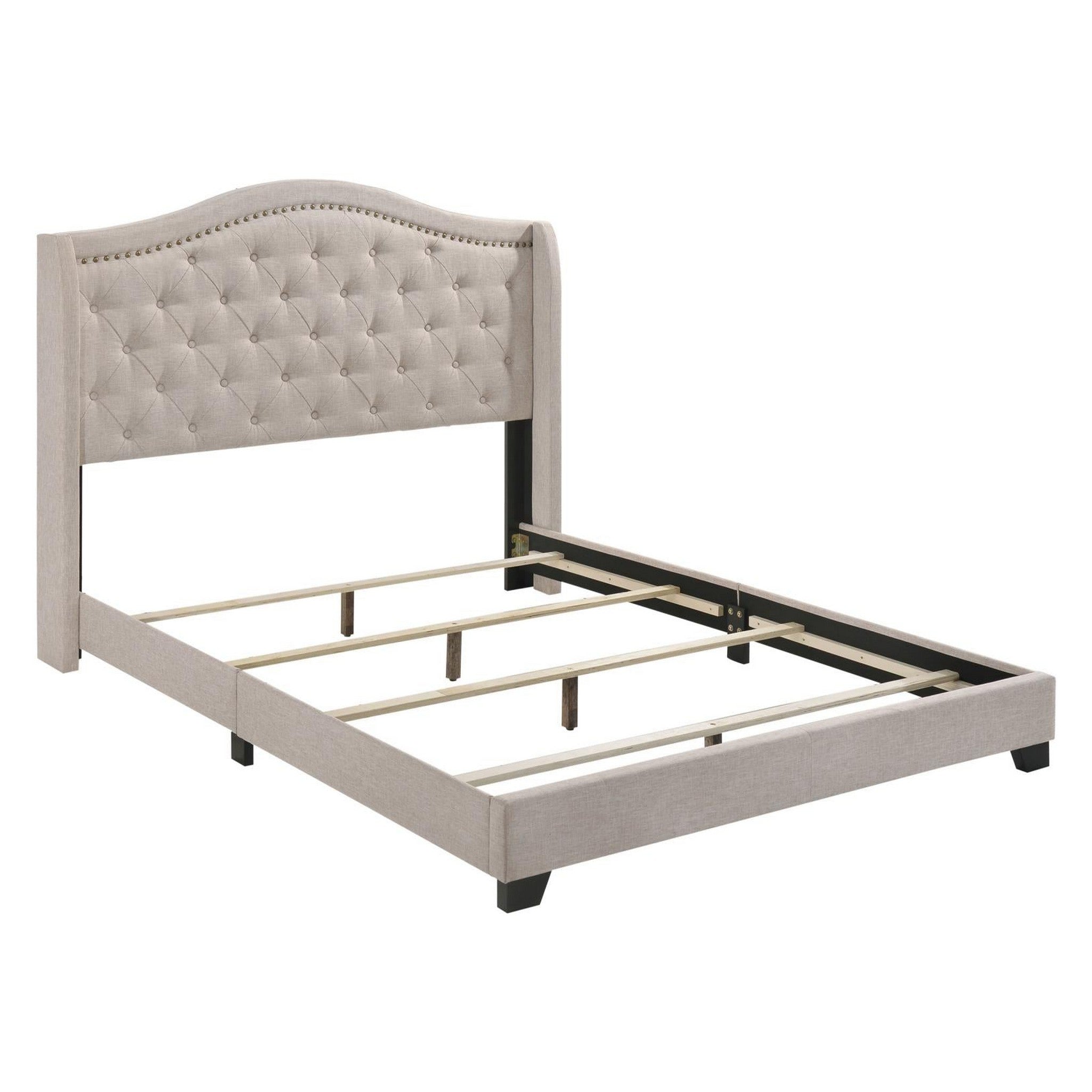 Sonoma Camel Back Full Bed Beige 310073F