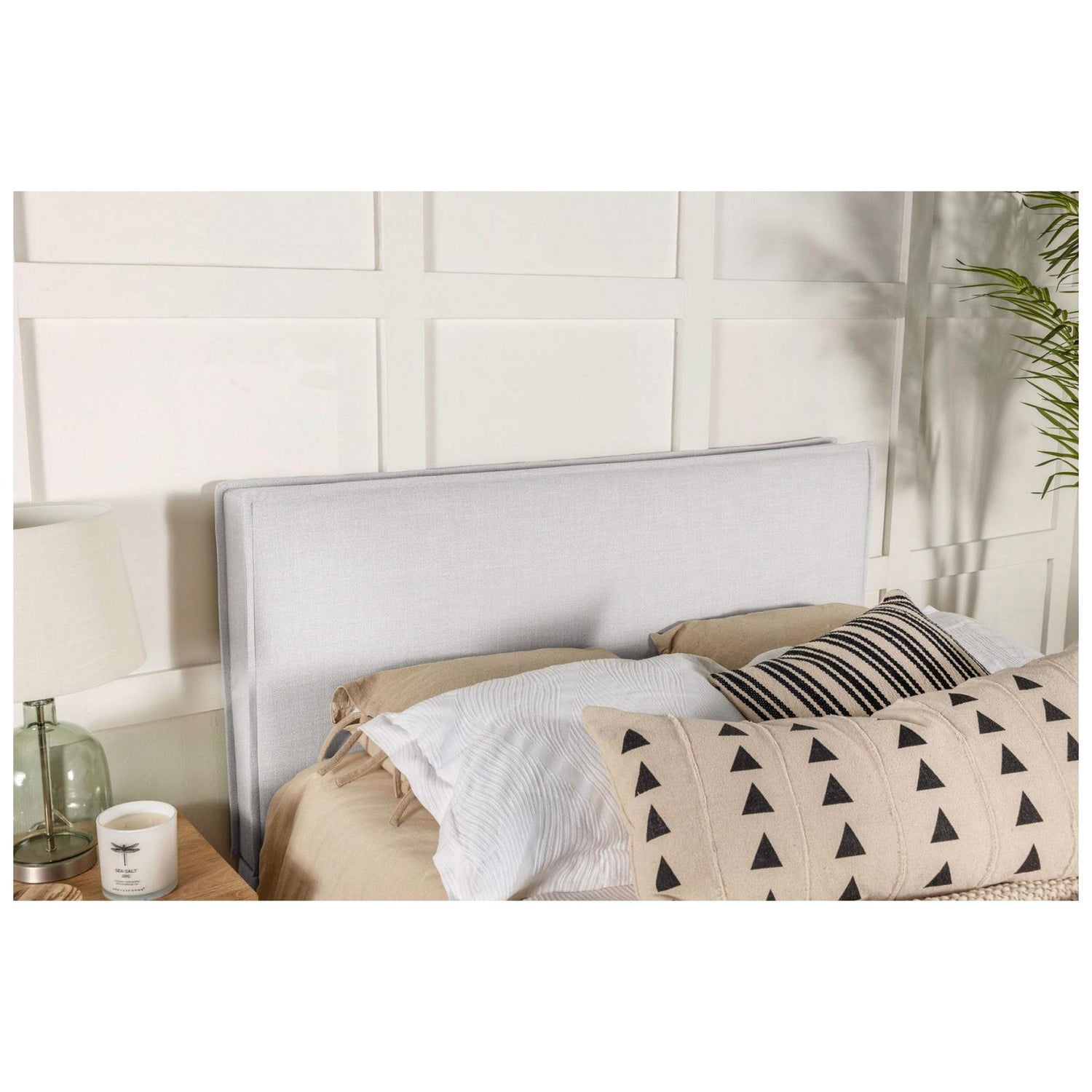 Izzy Upholstered Headboard Sand 315985QF