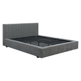 Gregory Upholstered Platform Bed Graphite 316020F