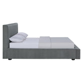 Gregory Upholstered Platform Bed Graphite 316020F