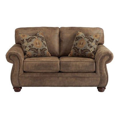 Larkinhurst Sofa and Loveseat with Recliner Ash-31901U9