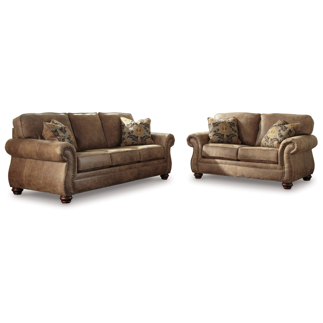 Larkinhurst Sofa and Loveseat Ash-31901U4