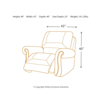 Larkinhurst Recliner Ash-3190125