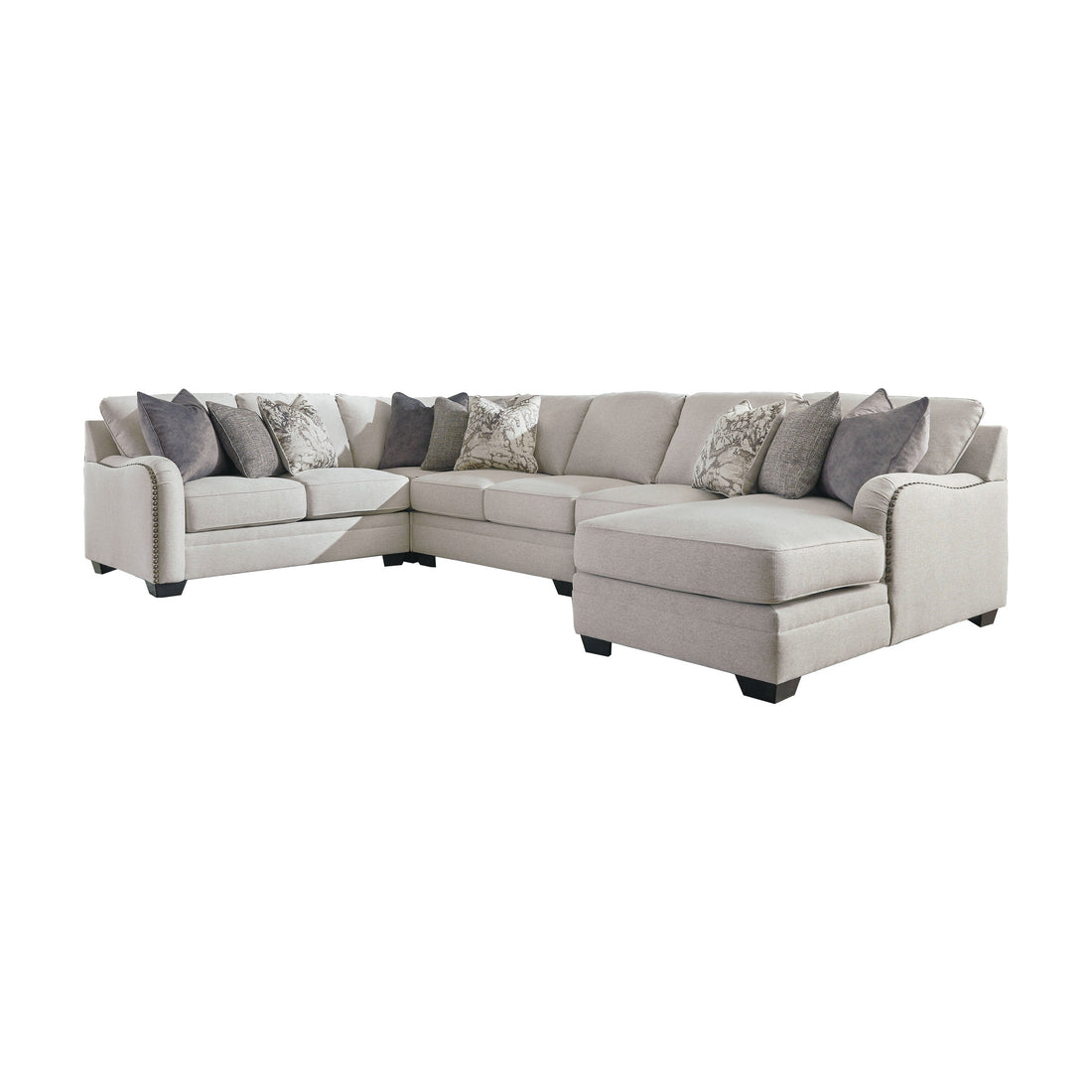 Dellara 5-Piece Sectional with Chaise Ash-32101S8