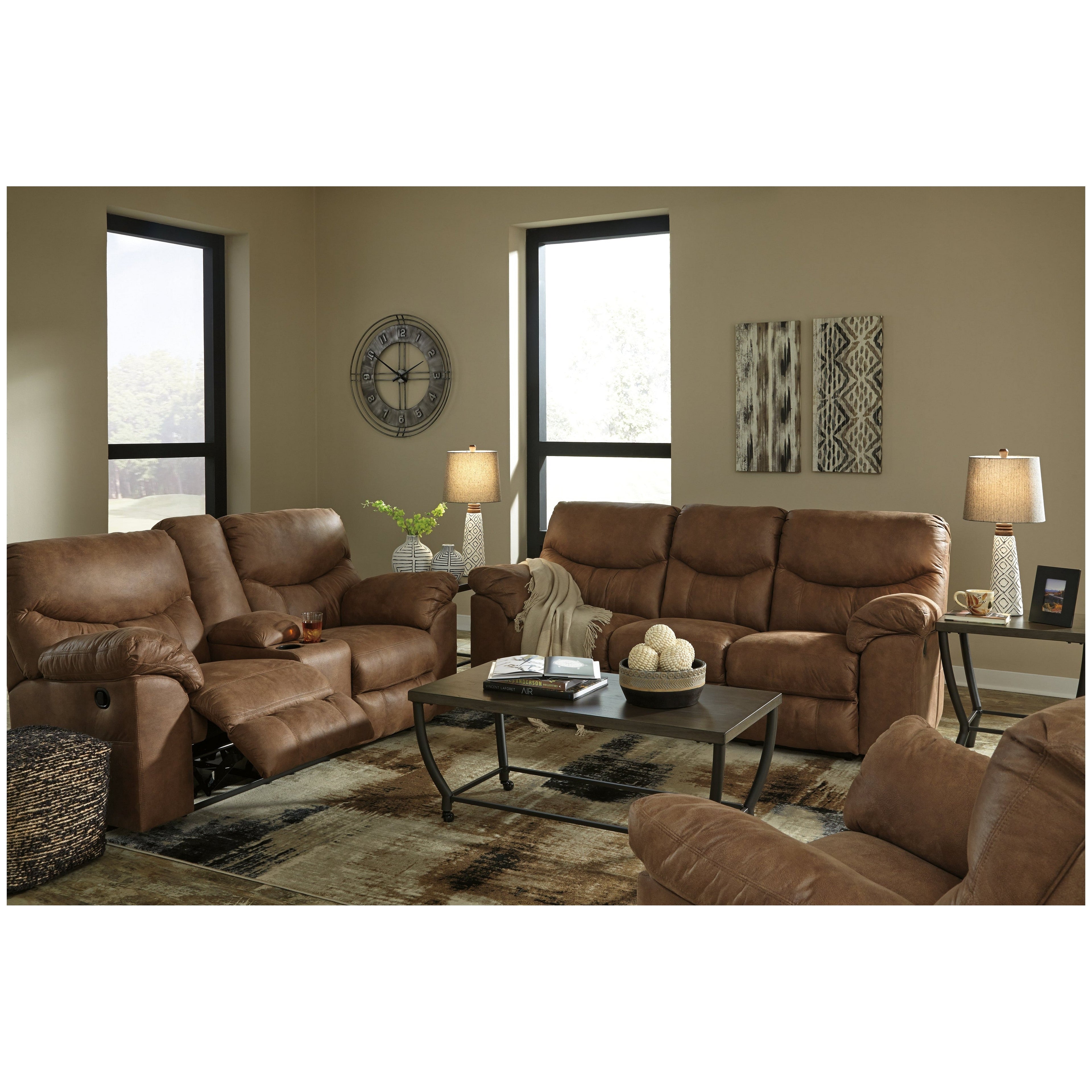 Boxberg Reclining Loveseat with Console