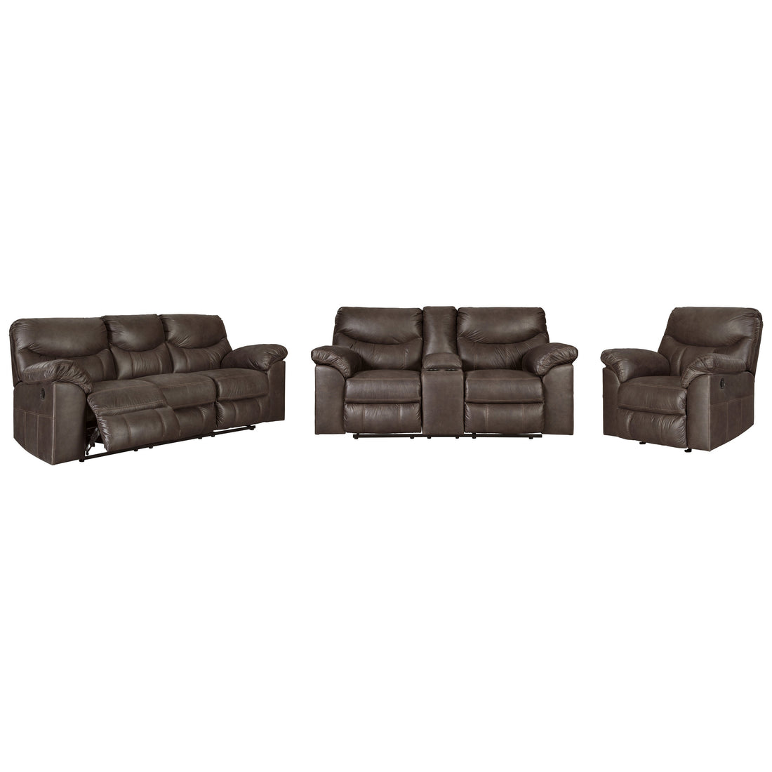 Boxberg Reclining Sofa and Loveseat with Recliner Ash-33803U2