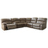 Segburg 4-Piece Power Reclining Sectional Ash-34303S2