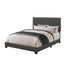 Boyd Full Upholstered Bed with Nailhead Trim Charcoal 350061F