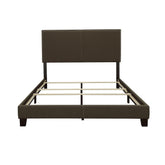 Boyd Queen Upholstered Bed with Nailhead Trim Charcoal 350061Q