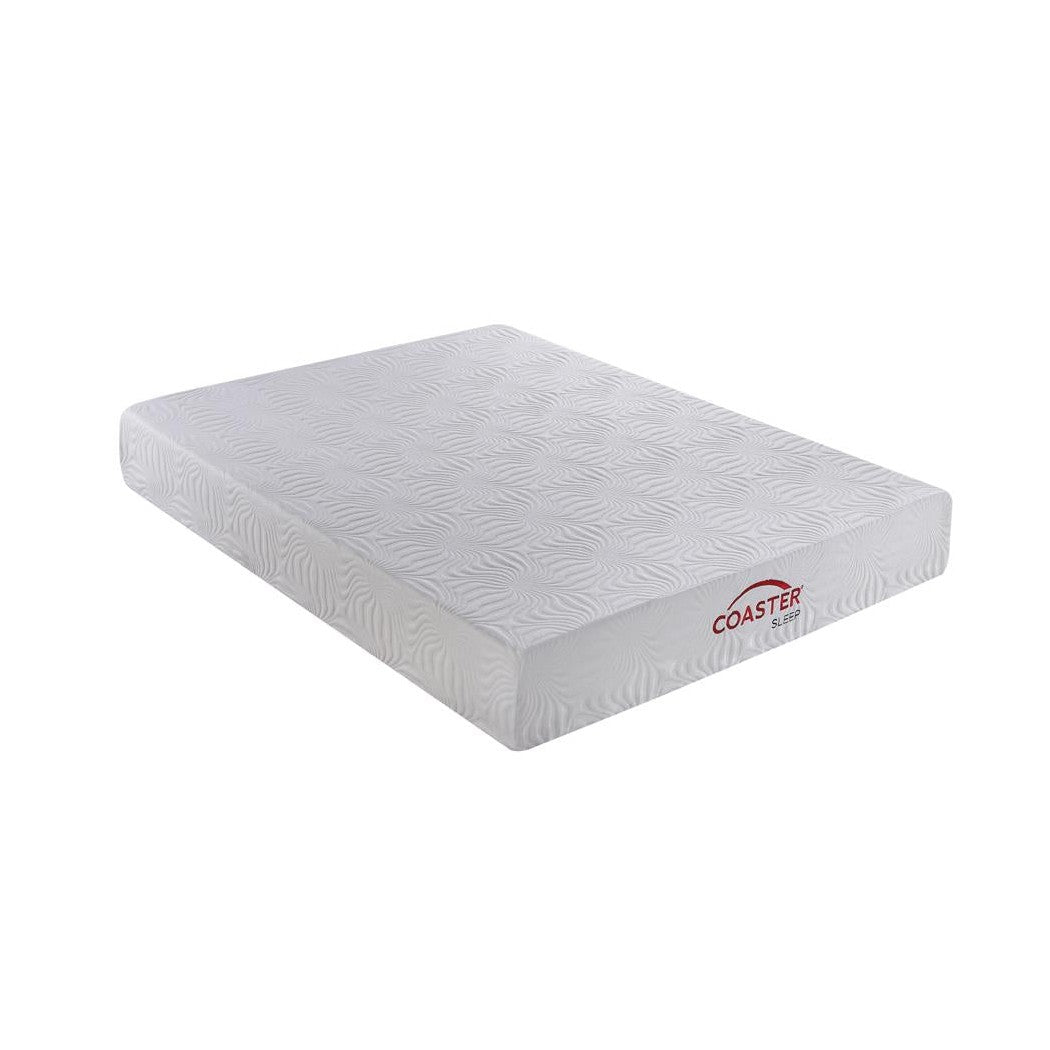 Key Eastern King Memory Foam Mattress White 350064KE