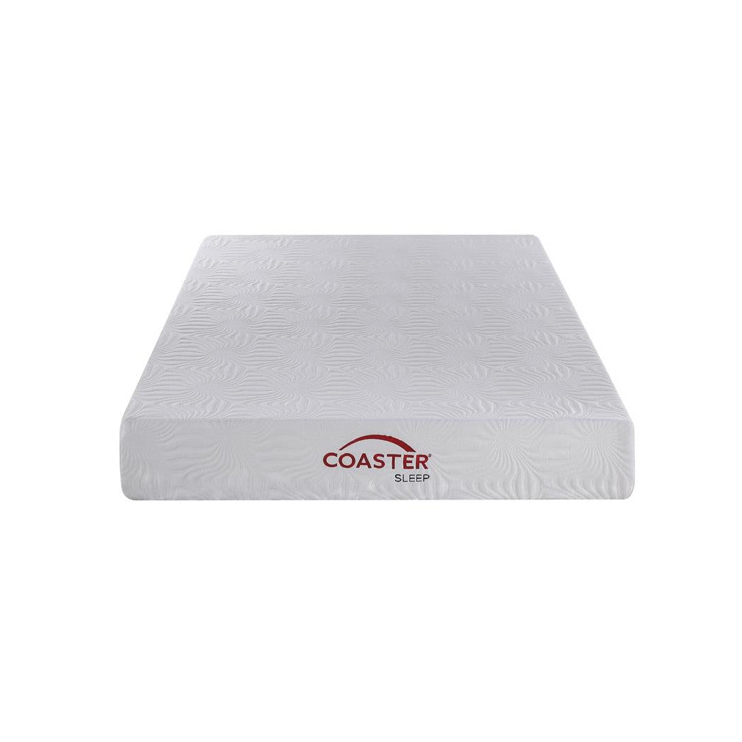 Key Eastern King Memory Foam Mattress White 350064KE