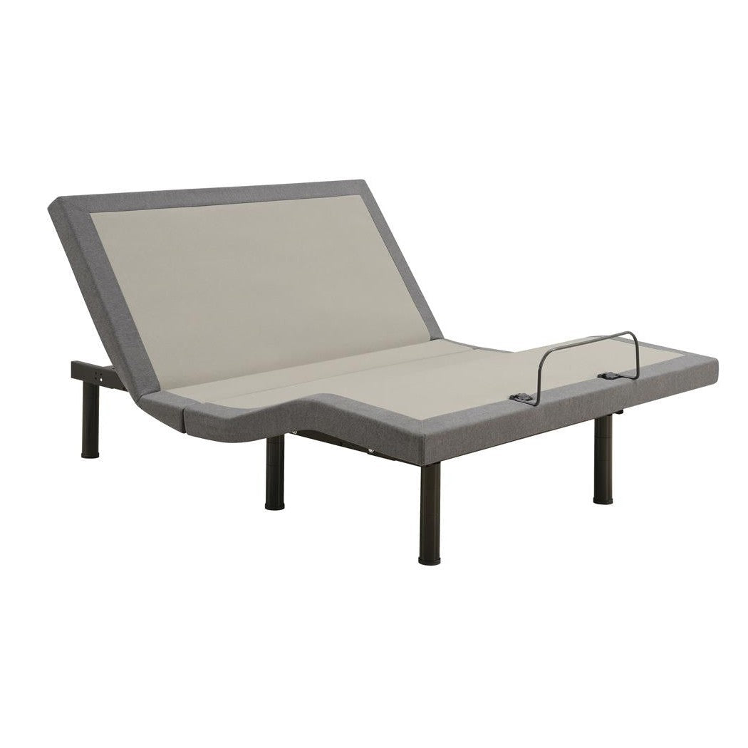 Clara California King Adjustable Bed Base Grey and Black 350131KW