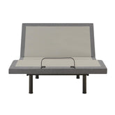 Clara Queen Adjustable Bed Base Grey and Black 350131Q