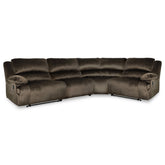 Clonmel 4-Piece Reclining Sectional Ash-36504S33