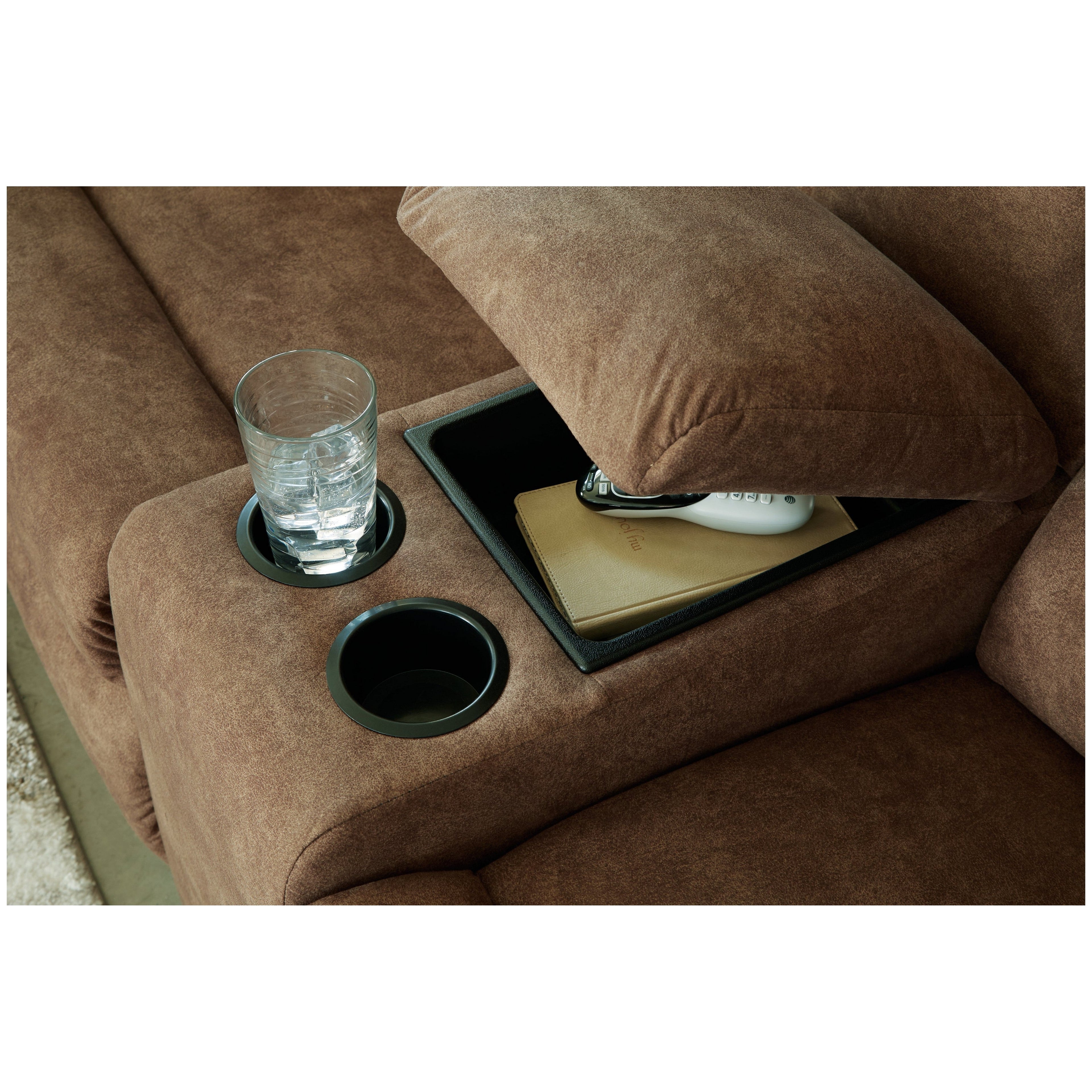 Partymate 2-Piece Reclining Sectional Ash-36902S1