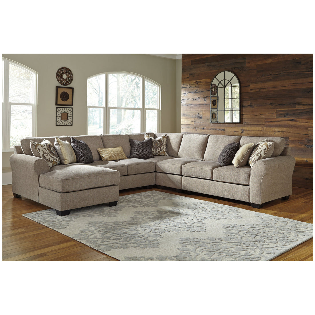 Pantomine 5-Piece Sectional with Chaise Ash-39122S1