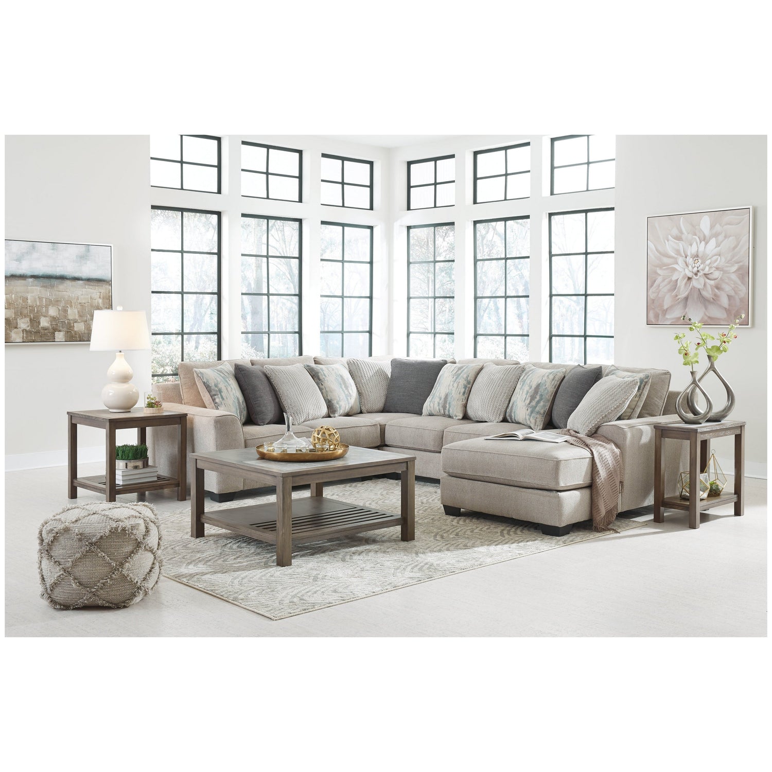 Ardsley 4-Piece Sectional with Chaise Ash-39504S10