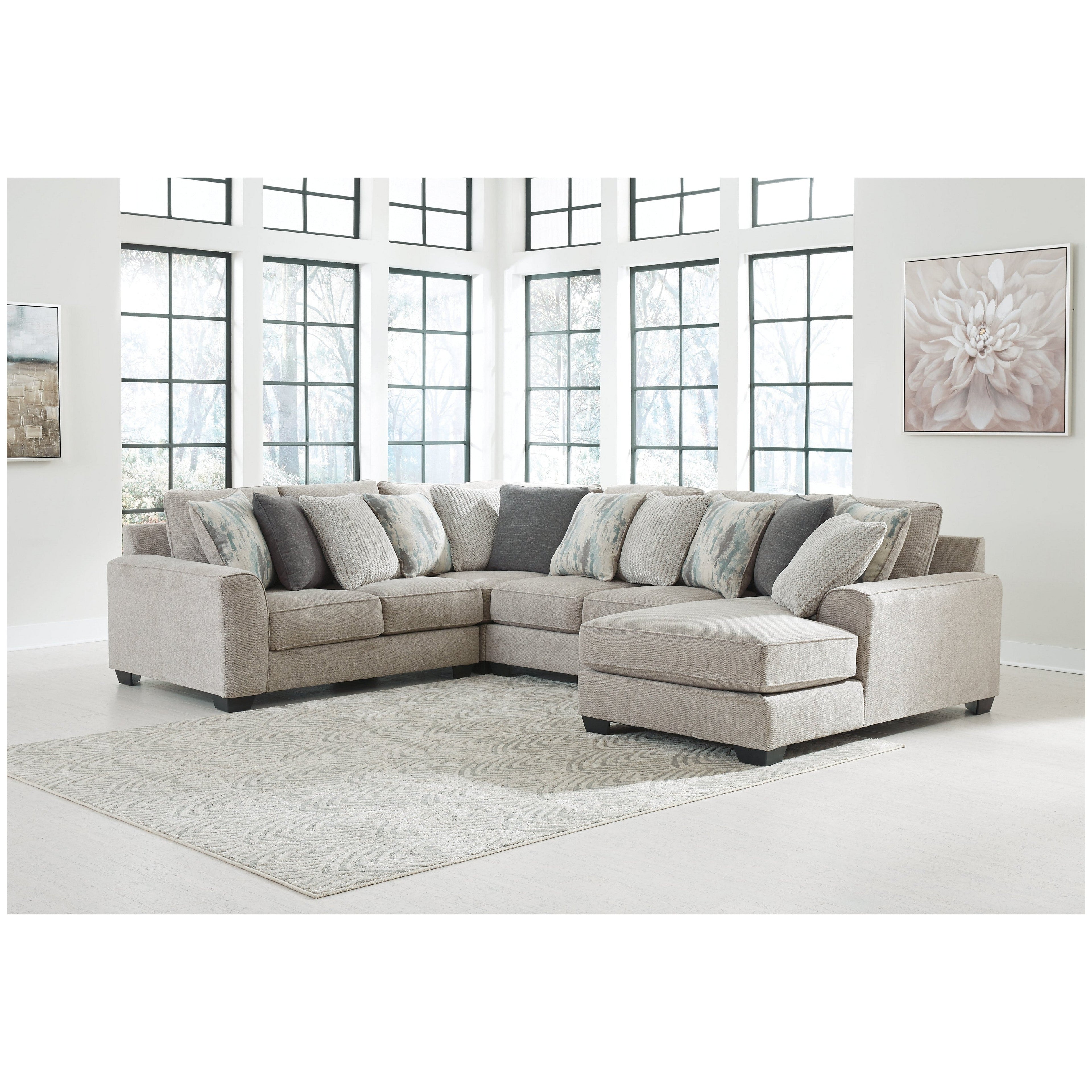 Ardsley 4-Piece Sectional with Chaise Ash-39504S10