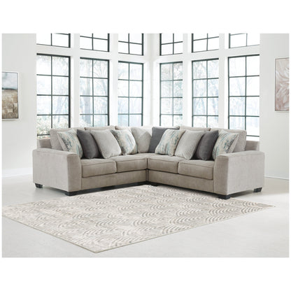 Ardsley 3-Piece Sectional Ash-39504S17