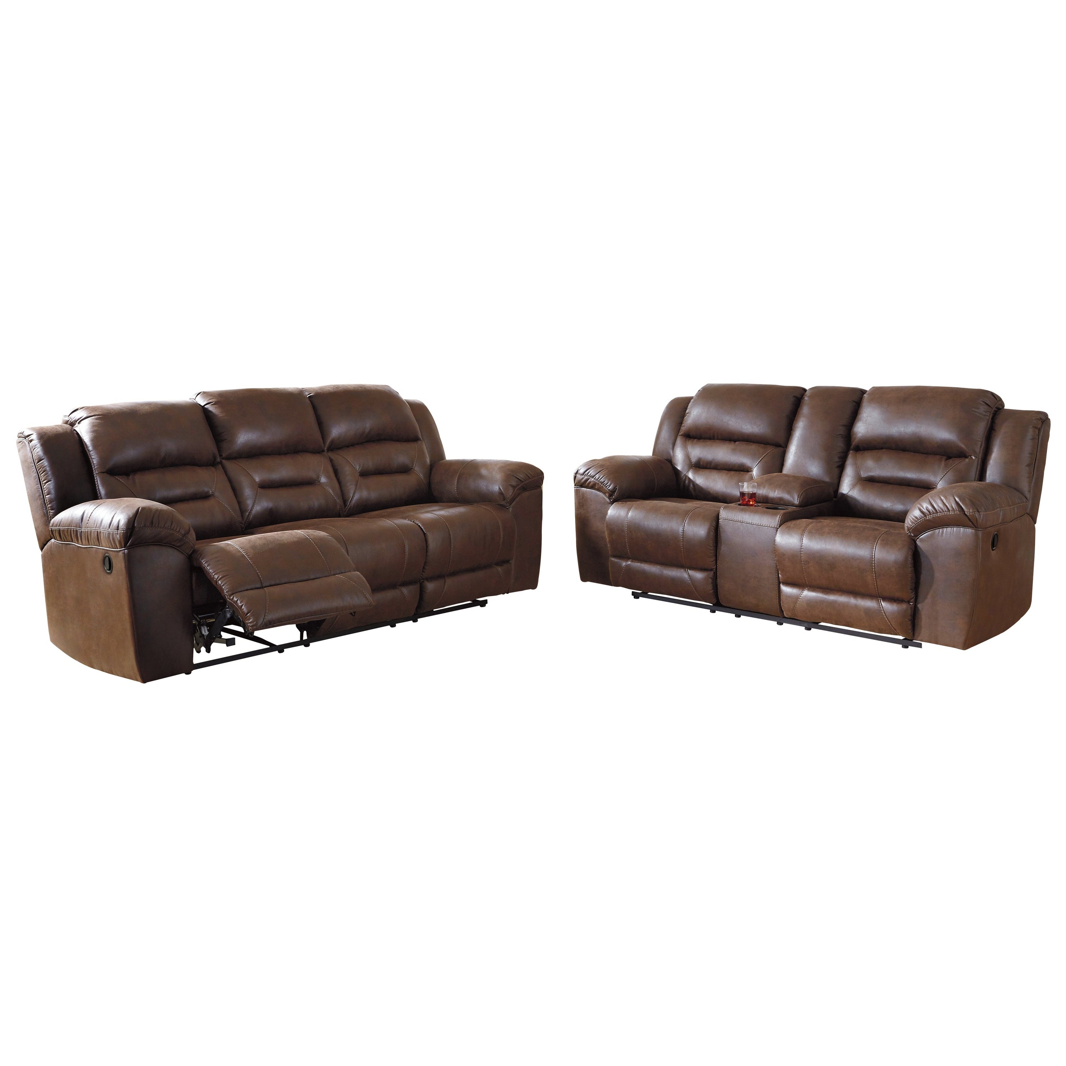 Stoneland Reclining Sofa and Recliner Ash-39904U1