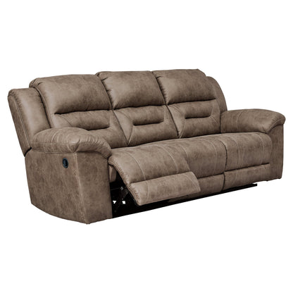 Stoneland Reclining Sofa and Loveseat Ash-39905U1