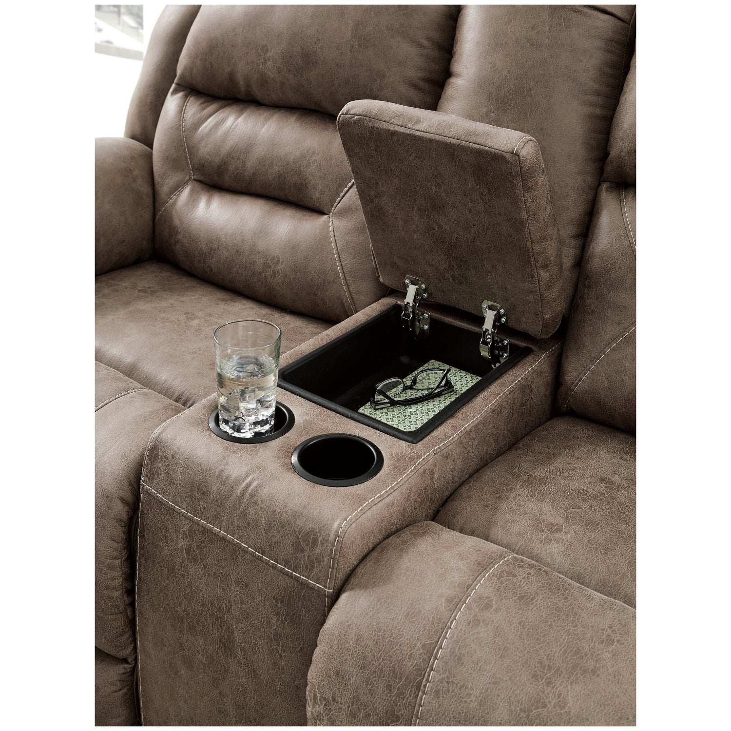 Stoneland Power Reclining Loveseat with Console