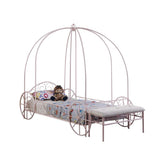 Massi Twin Canopy Bed Powder Pink 400155T