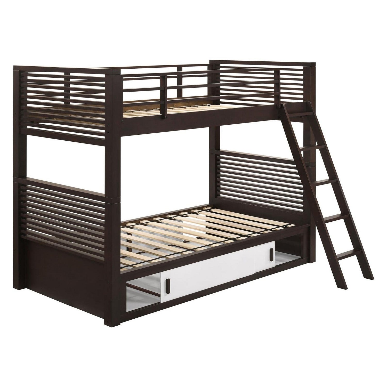 Oliver Twin over Twin Bunk Bed Java 400736T