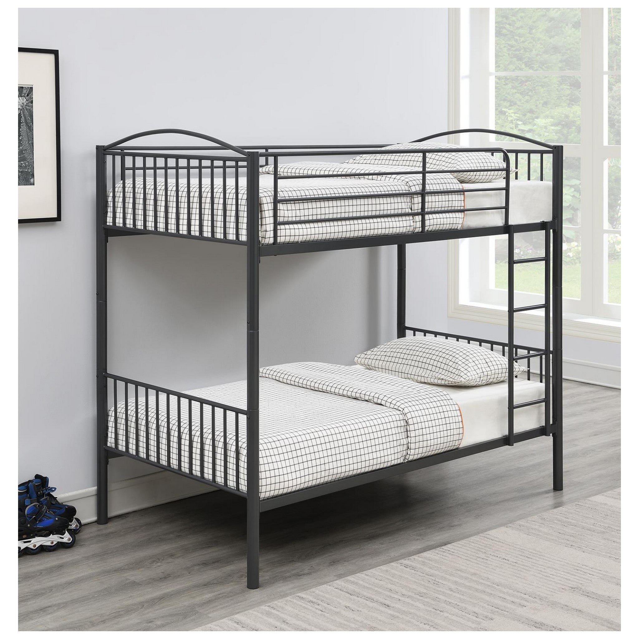 Anson Twin over Twin Bunk Bed with Ladder 400739T