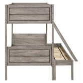 Ryder Twin over Full Bunk Bed Weathered Taupe 400819