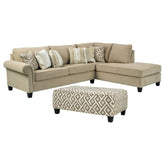 Dovemont 2-Piece Sectional with Ottoman Ash-40401U1