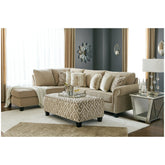 Dovemont 2-Piece Sectional with Ottoman Ash-40401U2