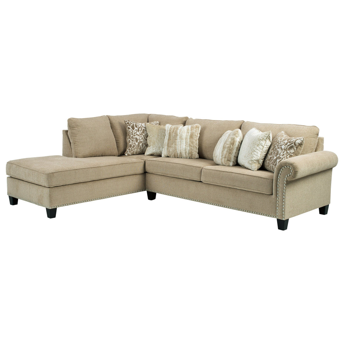 Dovemont 2-Piece Sectional with Chaise Ash-40401S2