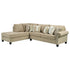 Dovemont 2-Piece Sectional with Chaise Ash-40401S2