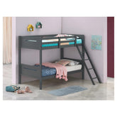 Littleton Twin/Twin Bunk Bed Grey 405051GRY