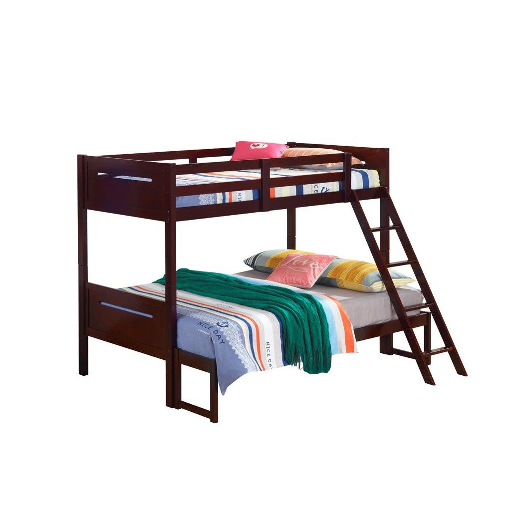 Littleton Littleton Twin/Full Bunk Bed Espresso 405052BRN