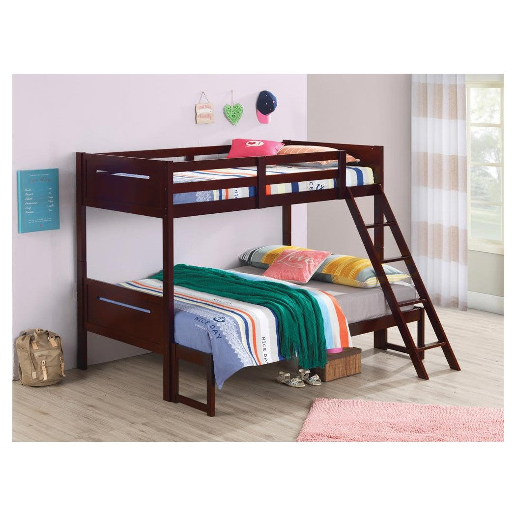 Littleton Littleton Twin/Full Bunk Bed Espresso 405052BRN