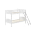 Arlo Twin/Twin Bunk Bed with Ladder White 405053WHT