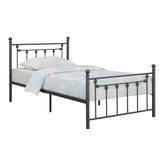 Canon Metal Slatted Headboard Platform Bed 422740F