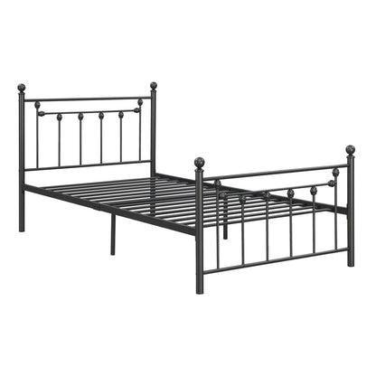 Canon Metal Slatted Headboard Platform Bed 422740F